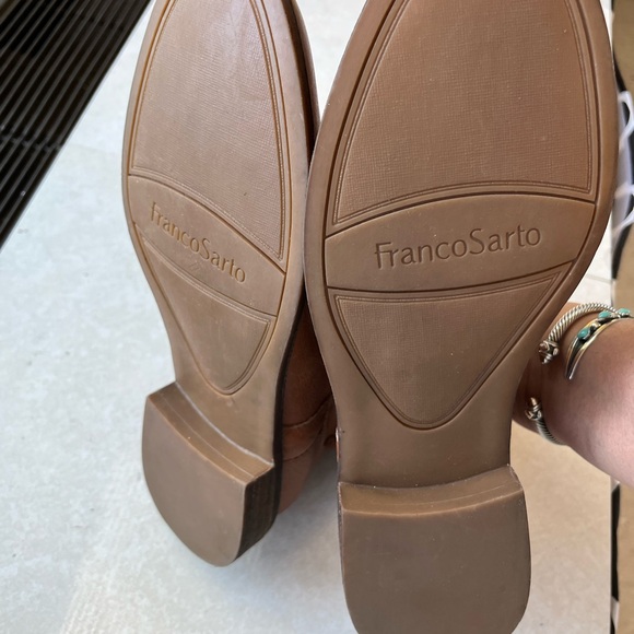 Franco Sarto Tan Leather Halford Booties Sz. 9 - Picture 6 of 8